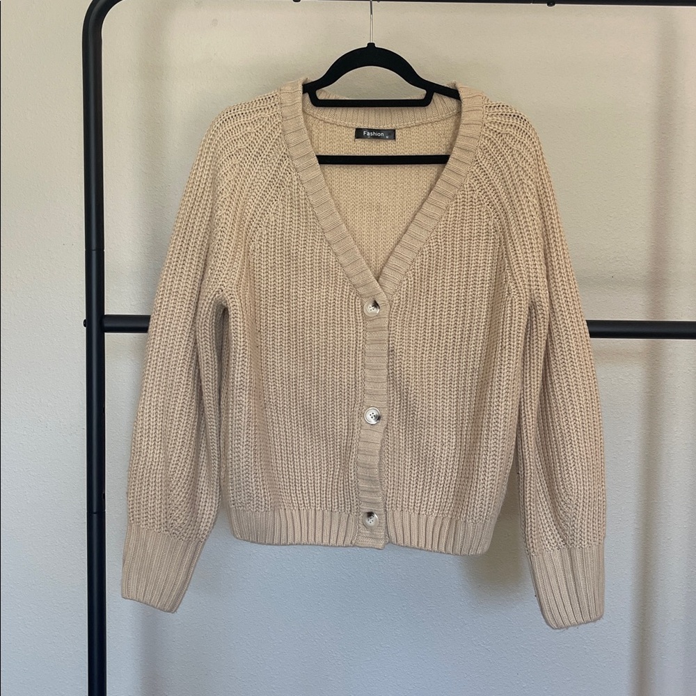 PRETTYGARDEN Women's Chunky Knit Open Front Sweater